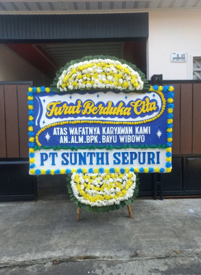Papan Bunga Duka di Pekauman